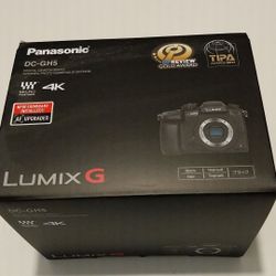 Reduced Price!! Brand New, never opened box Panasonic GH5 (body only)!!