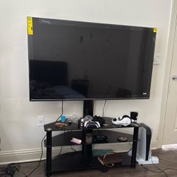 58” Tv Plus The Stand 