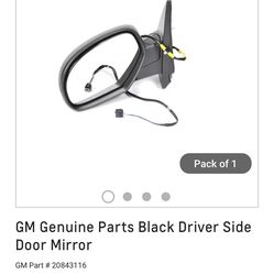 Driver side mirror