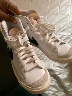 Nike Blazer Mid White Black Sneakers