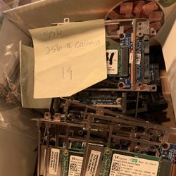 Bulk ram & SSD lot 