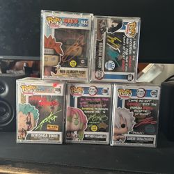 Funko Pop Demon Slayer Naruto One Piece Autograph