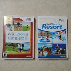 WII SPORTS + WII SPORTS RESORT Games For Nintendo WII