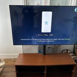 55” TV with TV stand