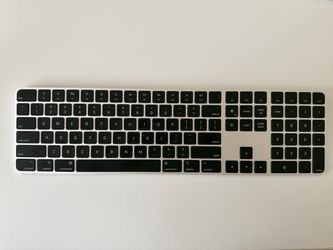 Apple Magic Keyboard with Touch ID Numeric Keypad Black Full Size