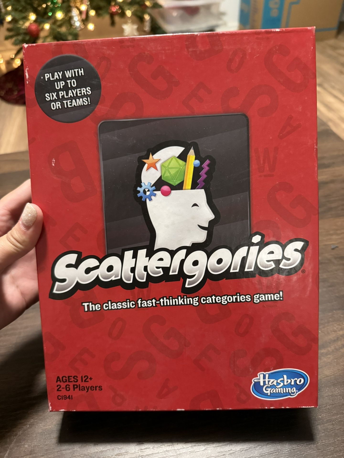 Scattergories game