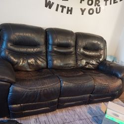 Free Learher Recliner 