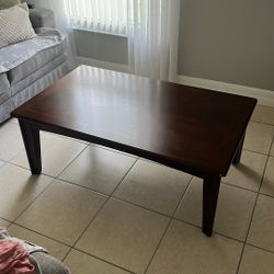 Wood Square Coffee Table 