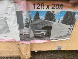 12x20 Carport With Full Sides