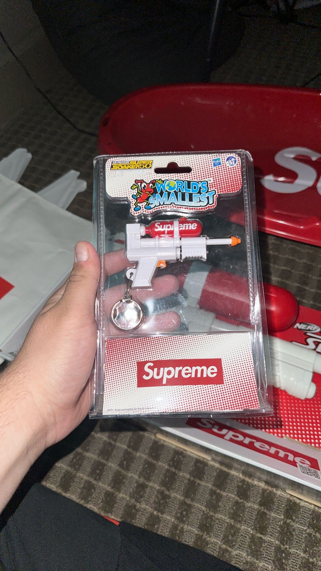 Supreme Soaker Keychain