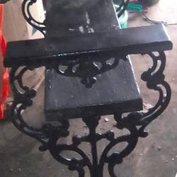 Antique Gothic Cast Iron Kneeling Bench!!!