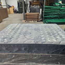 New Mattress, Boxprings & Metal Frame. All Sizes Available, Exellent Quality Low Prices. Twin At $99. Hablamos Español,