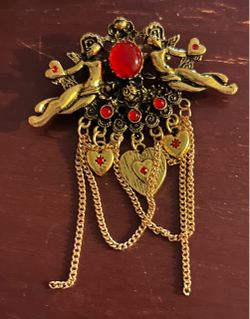 Big brooch lot jewelry vintage to now gold silver pins