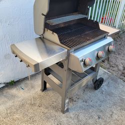 Headline: Weber Spirit II E-310 3-Burner Gas Grill + Cover