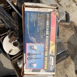 crank case evacuation system for chevy or ford