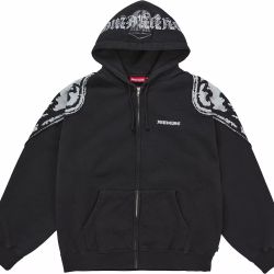 Supreme Wings Zip Up Hooded Sweatshirt