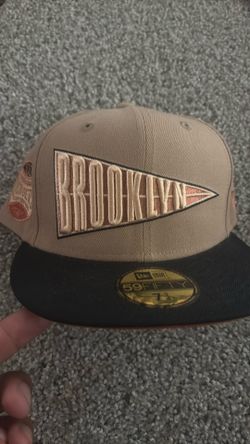 Brooklyn LA Dodgers New Era 59fifty 100 year Side Patch RUST BELT  Sz 7 3/4