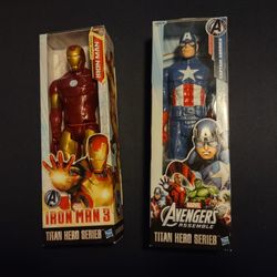 Ironman And Captain America Action Figures 