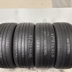 Set 4 Tires 235 45 18 Hankook Kinergy Gt No Repairs