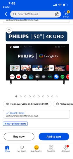 50 inch Phillips Tv