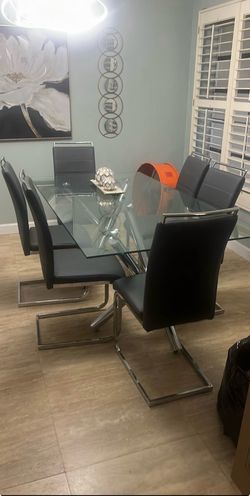 6 chair dining table set