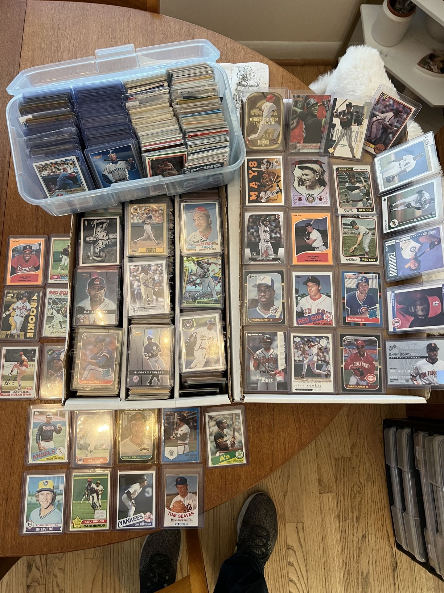  Collection Of Baseball Cards, Early To Some Modern