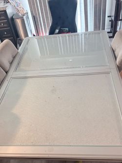 Dining table with chairs