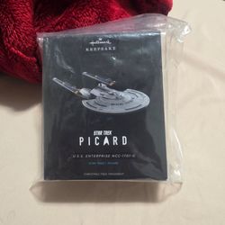 Hallmark Christmas Keepsake Star Trek Picard ornament SDCC Exclusive