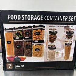 7 piece airtight food storage set