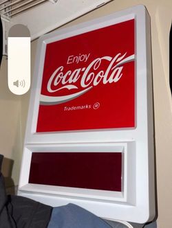 Enjoy Coca-Cola Lighted Advertising Sign