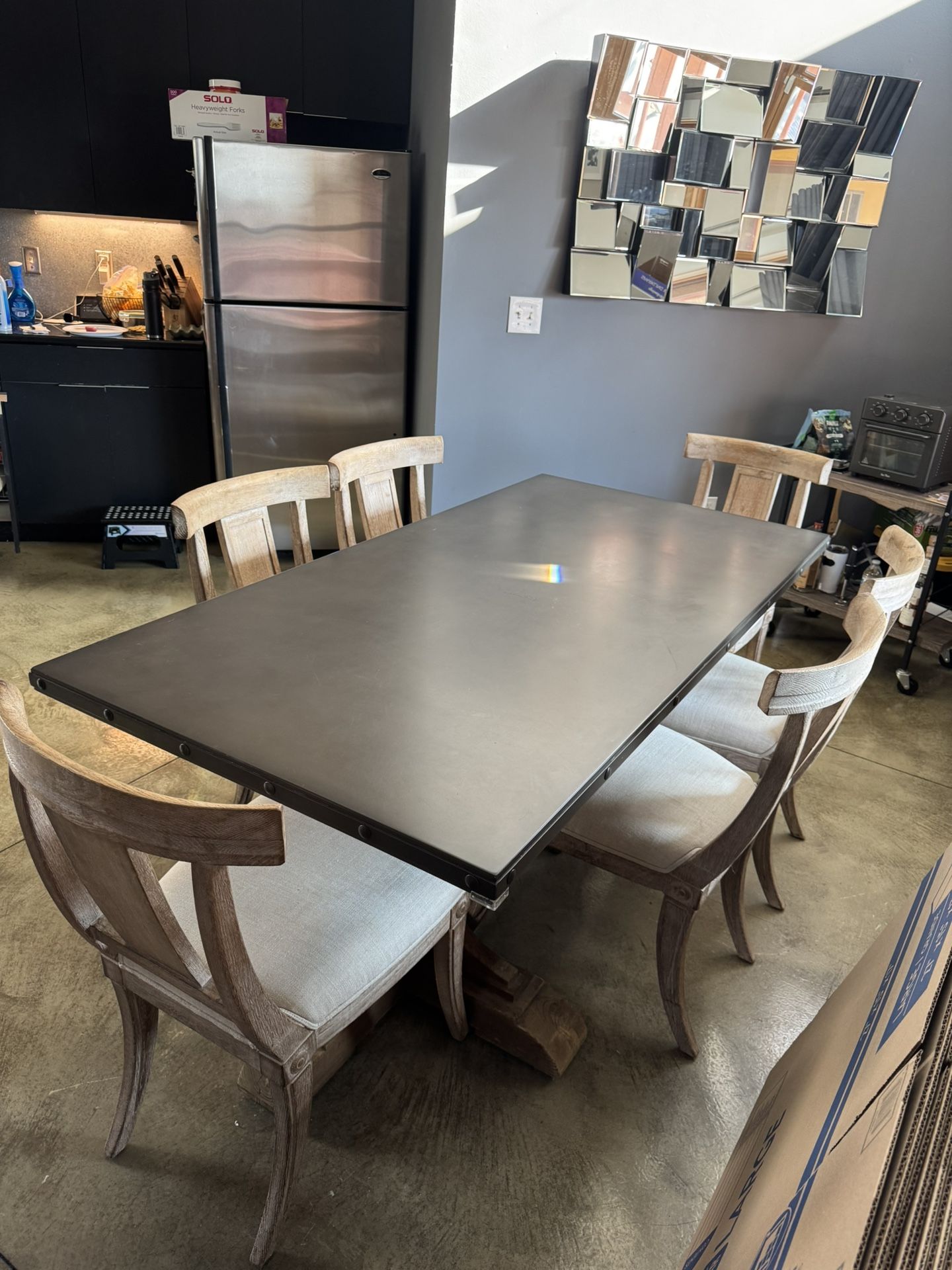 Beautiful Restoration Hardware Dining Table And Chairs 