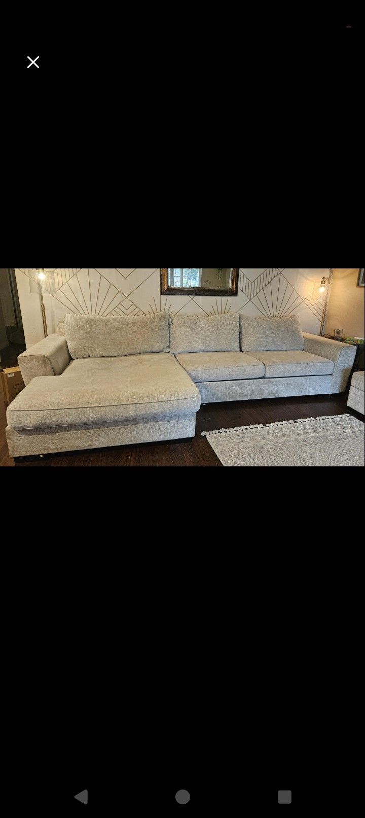 Beige Sectional Sofa