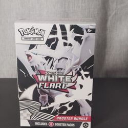 White Flare Booster Bundle Pokemon Cards New Sealed 