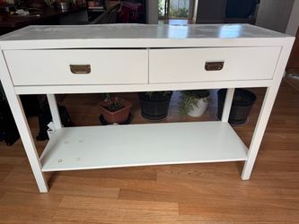 White desk