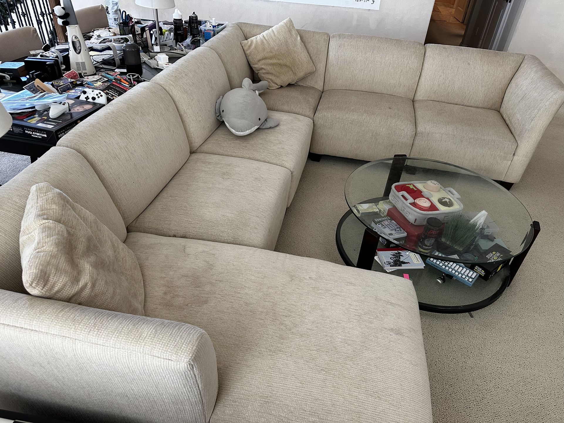 6 Piece Sectional Sofa Set Great For Any Living Room