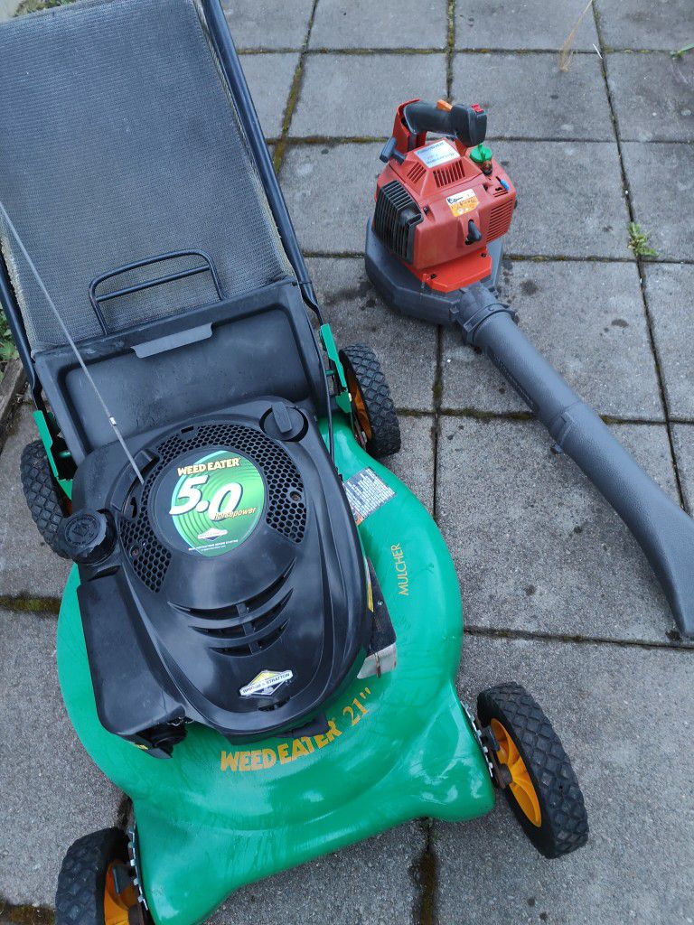 Lawn Mower And Blower