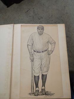 Babe Ruth drawing by Robert rager