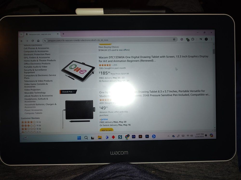 Wacom One 13 Drawing Tablet $70