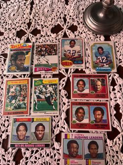 OJ Simpson Football card collection