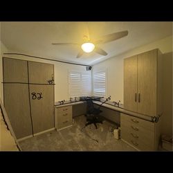 California Closets Built In Desk 