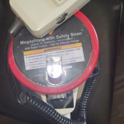 Megaphone Con Sirena 