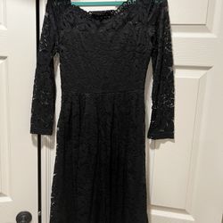 Black Lace Dress Size 6
