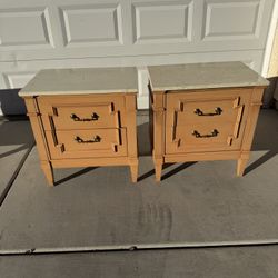 Drexel Italian Mid Century Nightstands