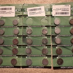 CR 1632 Lithium Batteries  3V