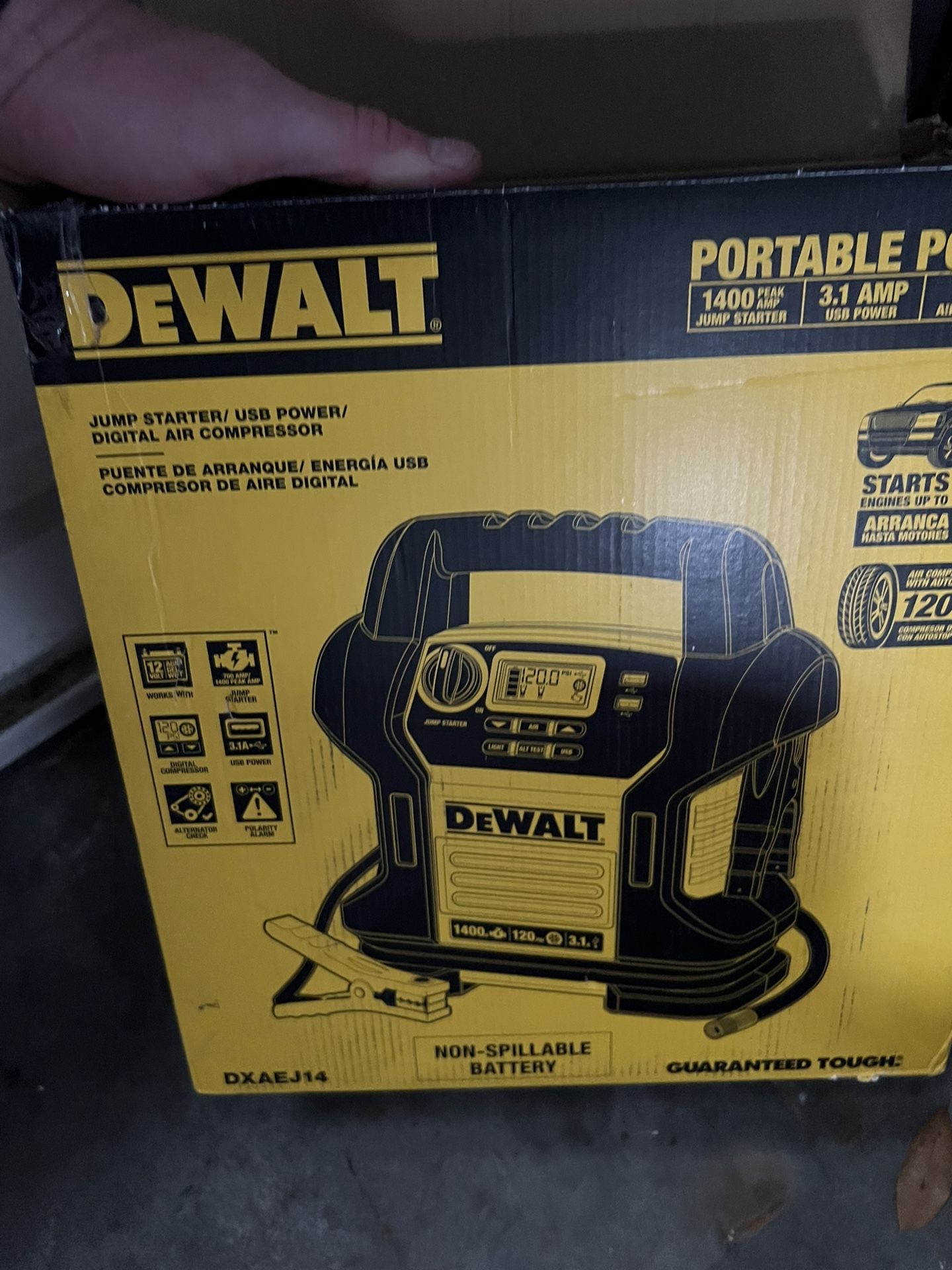 Dewalt Jump Start And Air Compresssor