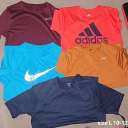 Boys Performance Shirts Size 10-12 