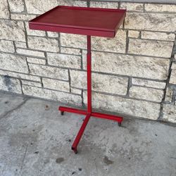 Antique Industrial Standing Work Table Collectible 