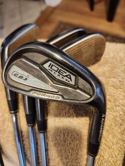 Adam's idea black cb3 forged irons 3-gap wedge