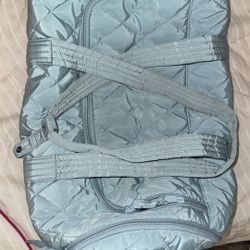 Vera Bradley Quilted Duffle Bag | Light Blue | Multiple Pockets
