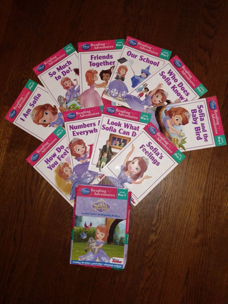 Disney's Sofia the First pre-1 readers box set